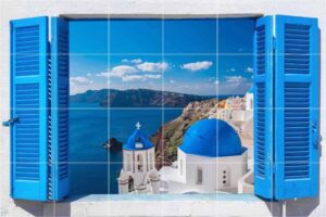 Mediterranean Window View