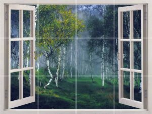 Woodland Window View