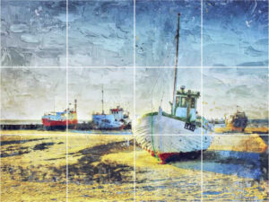 Cutter at Low Tide