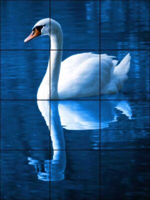 Swan on the Lake Mural