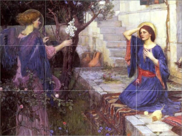 John William Waterhouse The Annunciation Mural