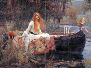 John William Waterhouse The Lady of Shalott Mural