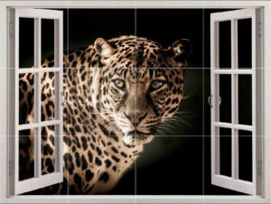 Leopard Picture Tiles