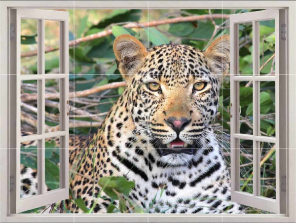 Leopard Picture Tiles