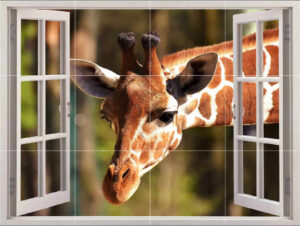 Giraffe Picture Tiles