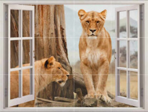 Lion Picture Tiles