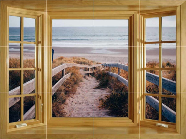 Sandy Path Window Splashback