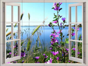 Lake View Window Splashback