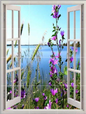 Lake View Portrait Window Splashback