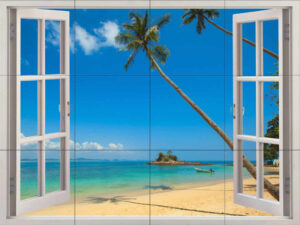 Paradise Island View Splashback