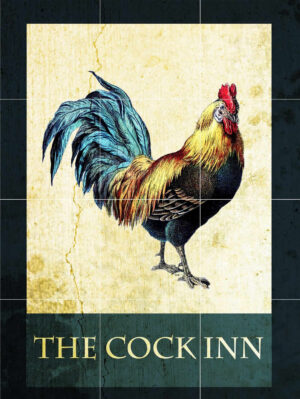 The Cock Inn Tile Mural