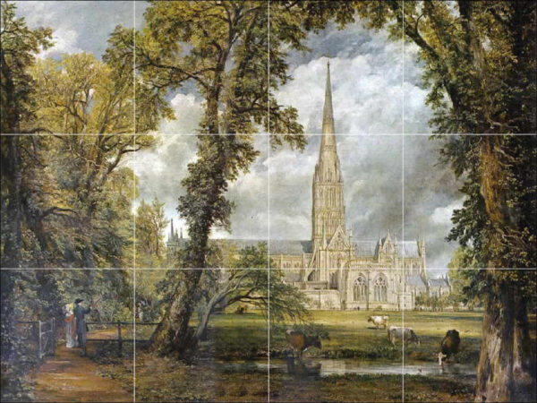 John Constable Salisbury Cathedral from the Bishop’s Garden