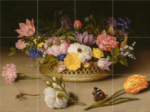 Dutch Flowers Still Life mural