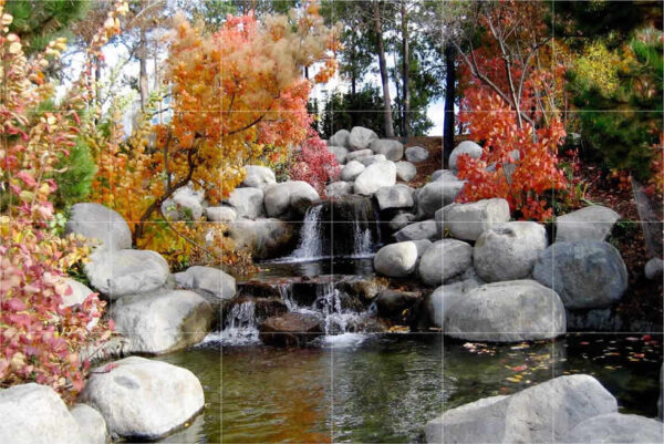 Rock Garden Tile Mural