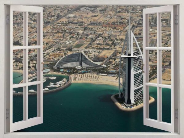 Dubai Cityscape Splash back Mural