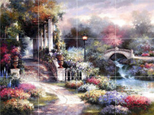 Tuscany Terrace Garden Mural