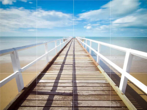 Beach Jetty View Mural