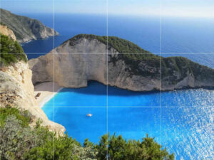 Zante Beach Cove Tile Mural