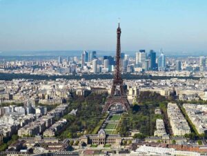 Eiffel Tower Paris Glass Splashback