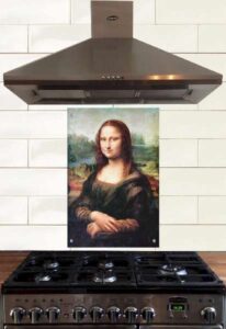 Famous Paintings Glass Splashbacks